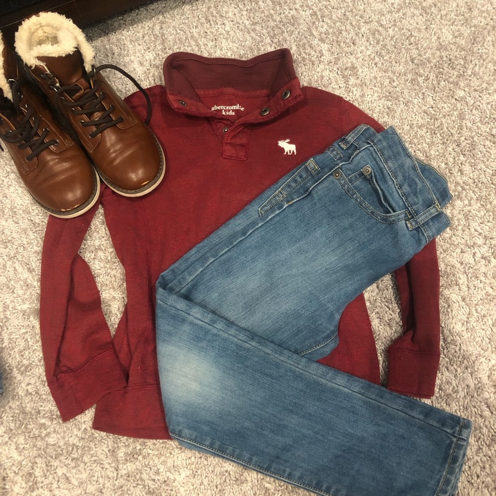Boys size 7/8 Abercrombie top lot